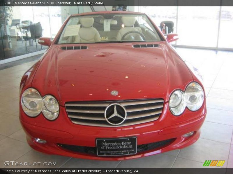 Mars Red / Stone 2005 Mercedes-Benz SL 500 Roadster