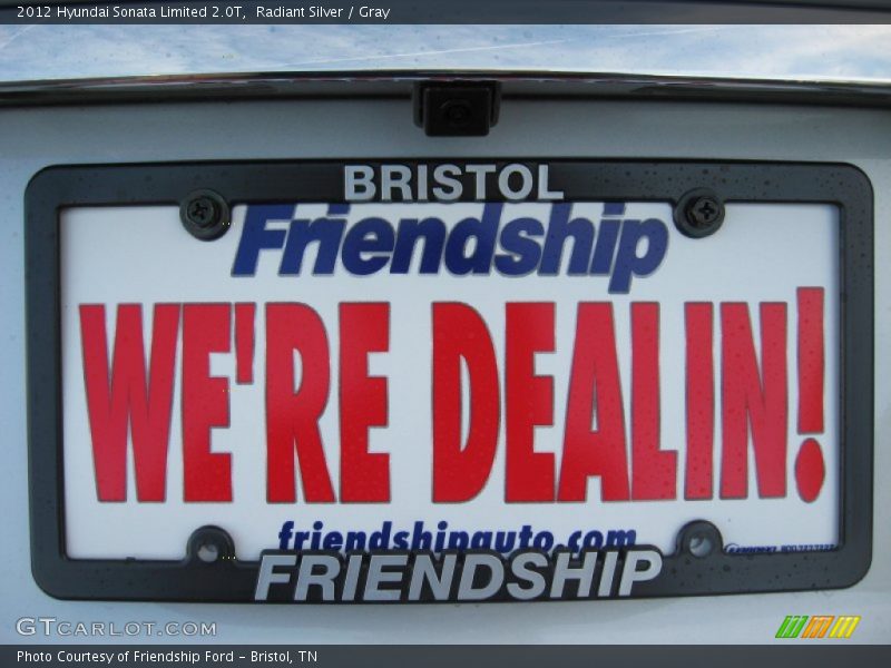 Radiant Silver / Gray 2012 Hyundai Sonata Limited 2.0T