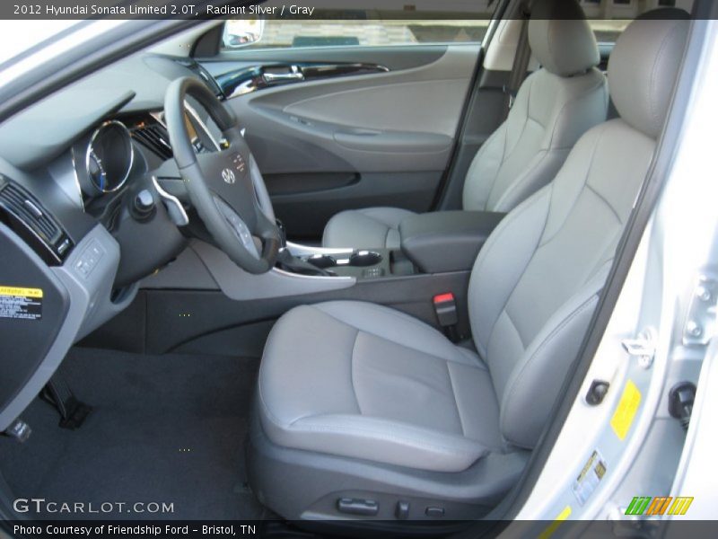 Radiant Silver / Gray 2012 Hyundai Sonata Limited 2.0T