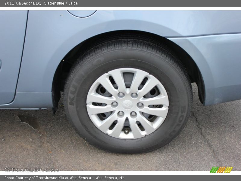 Glacier Blue / Beige 2011 Kia Sedona LX