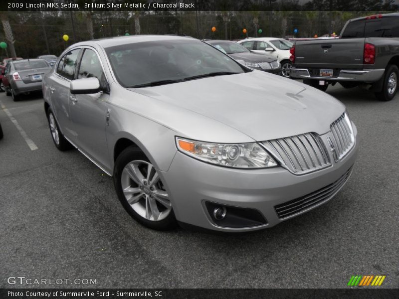 Brilliant Silver Metallic / Charcoal Black 2009 Lincoln MKS Sedan