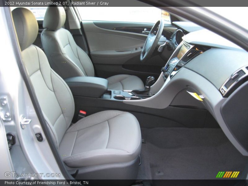 Radiant Silver / Gray 2012 Hyundai Sonata Limited 2.0T