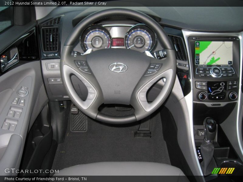 Radiant Silver / Gray 2012 Hyundai Sonata Limited 2.0T