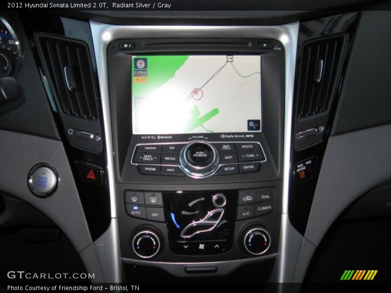 Radiant Silver / Gray 2012 Hyundai Sonata Limited 2.0T