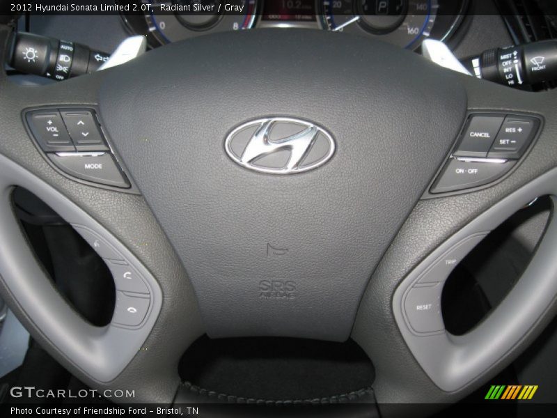Radiant Silver / Gray 2012 Hyundai Sonata Limited 2.0T