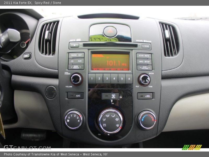 Spicy Red / Stone 2011 Kia Forte EX