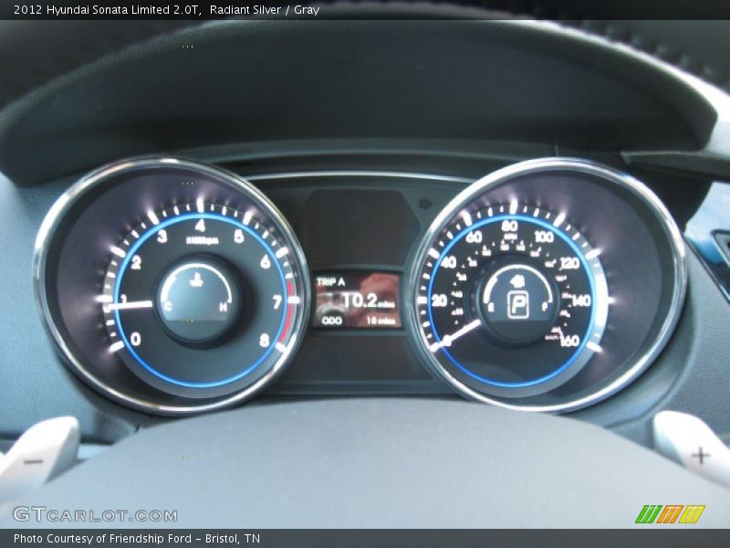 Radiant Silver / Gray 2012 Hyundai Sonata Limited 2.0T