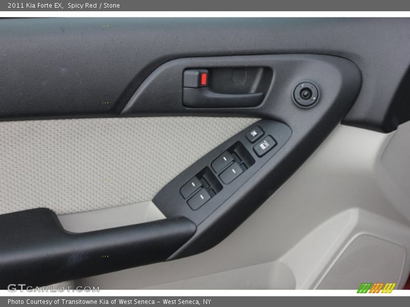 Spicy Red / Stone 2011 Kia Forte EX