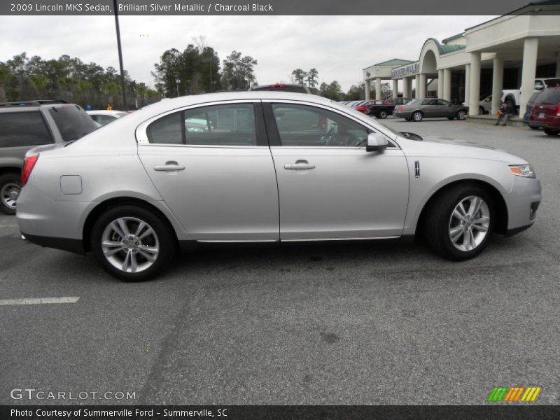 Brilliant Silver Metallic / Charcoal Black 2009 Lincoln MKS Sedan
