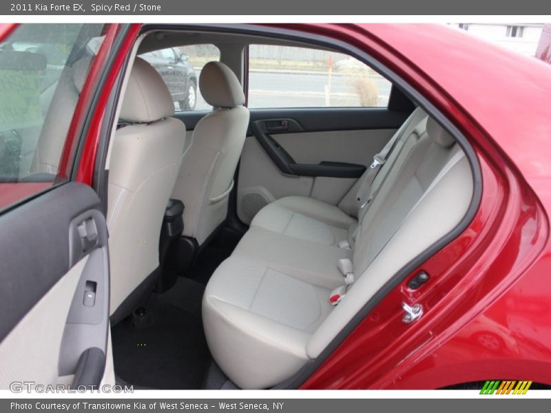 Spicy Red / Stone 2011 Kia Forte EX