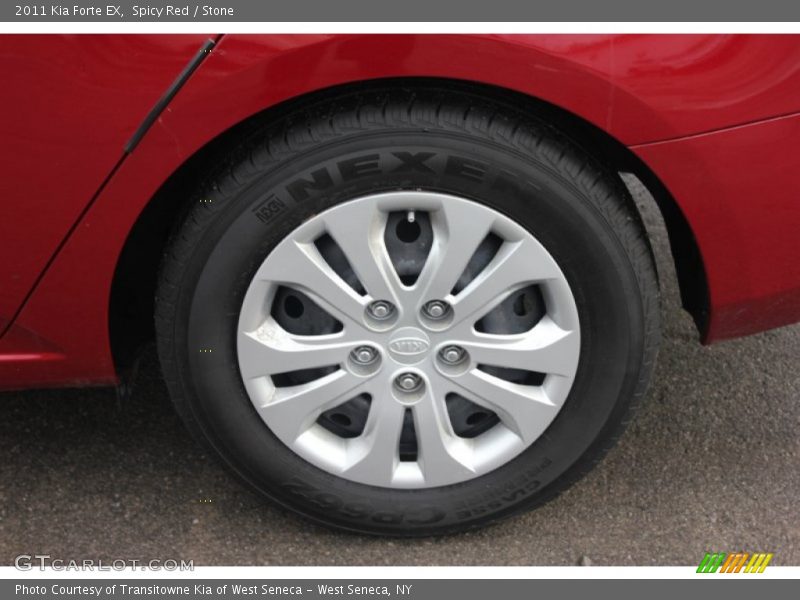 Spicy Red / Stone 2011 Kia Forte EX