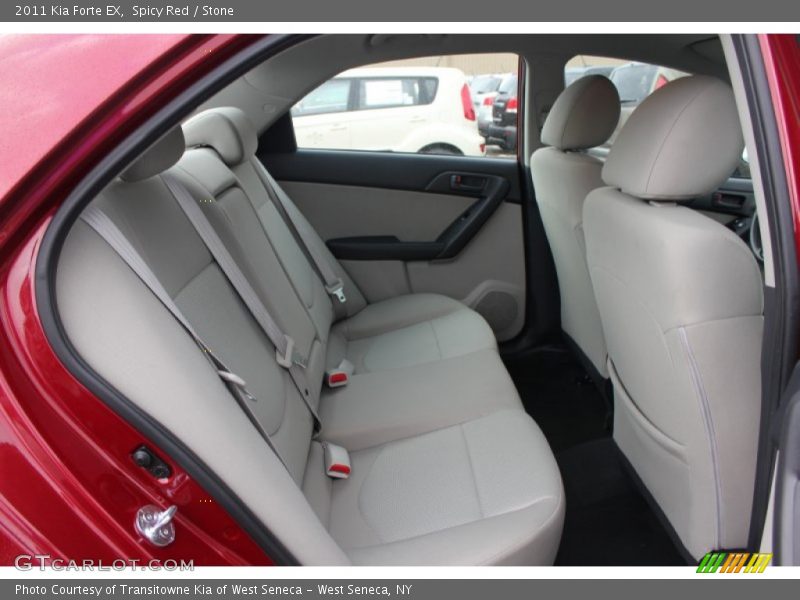 Spicy Red / Stone 2011 Kia Forte EX
