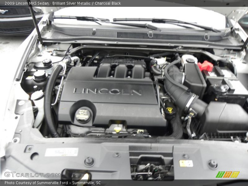Brilliant Silver Metallic / Charcoal Black 2009 Lincoln MKS Sedan
