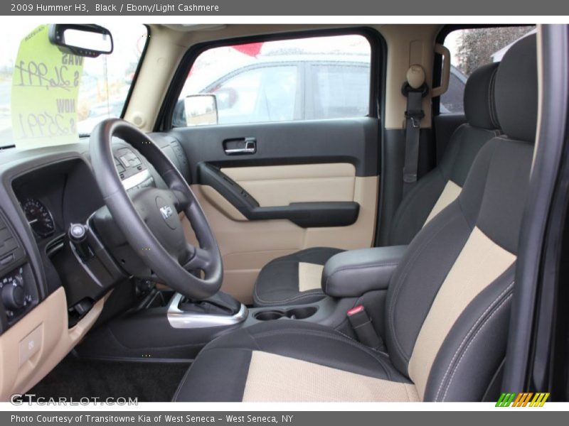 Black / Ebony/Light Cashmere 2009 Hummer H3