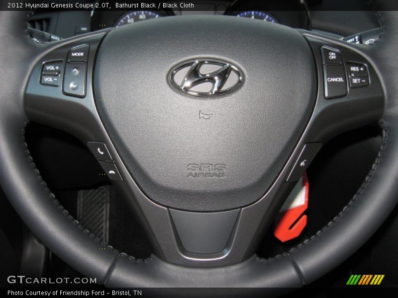 Bathurst Black / Black Cloth 2012 Hyundai Genesis Coupe 2.0T