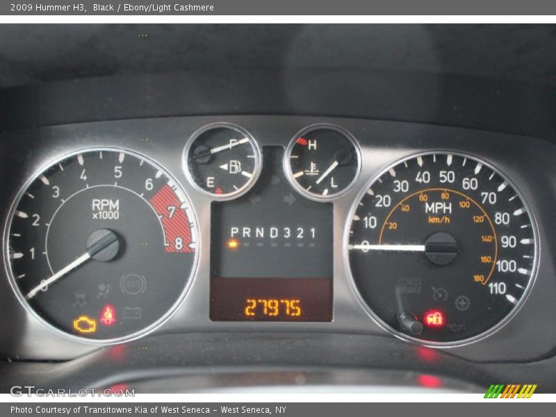 Black / Ebony/Light Cashmere 2009 Hummer H3