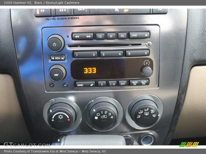 Black / Ebony/Light Cashmere 2009 Hummer H3