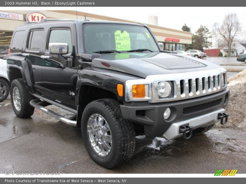 Black / Ebony/Light Cashmere 2009 Hummer H3