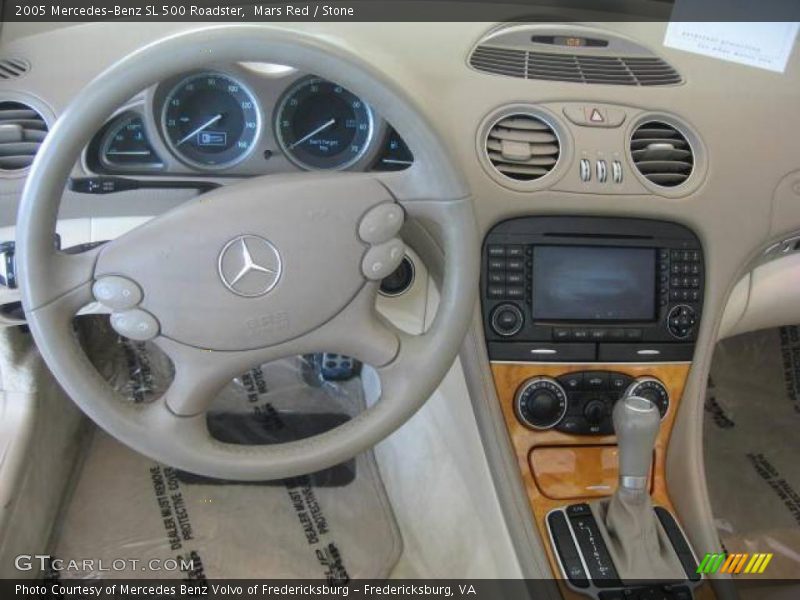 Mars Red / Stone 2005 Mercedes-Benz SL 500 Roadster