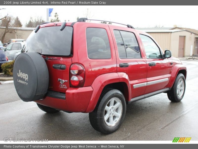 Inferno Red Pearl / Medium Slate Gray 2006 Jeep Liberty Limited 4x4