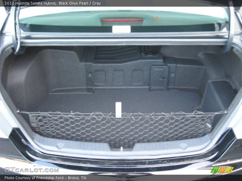 Black Onyx Pearl / Gray 2012 Hyundai Sonata Hybrid