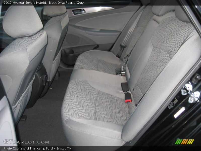 Rear Seat of 2012 Sonata Hybrid