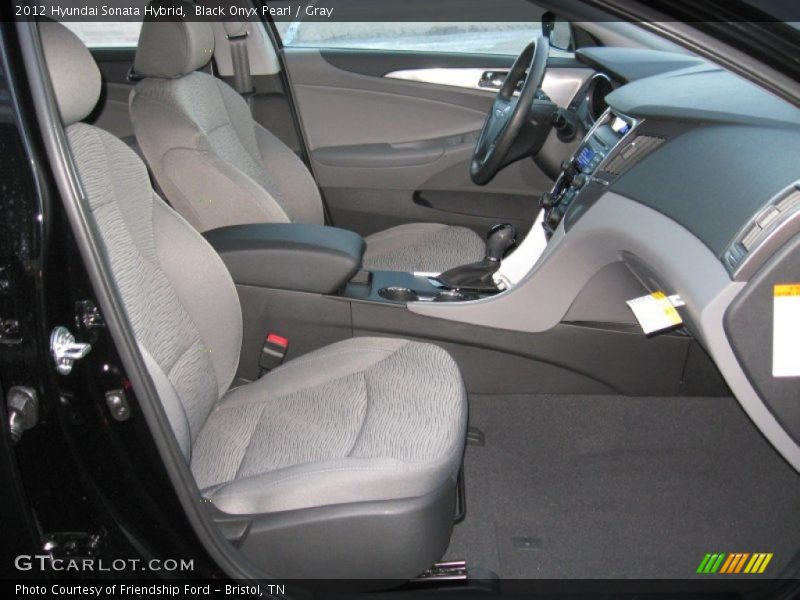  2012 Sonata Hybrid Gray Interior
