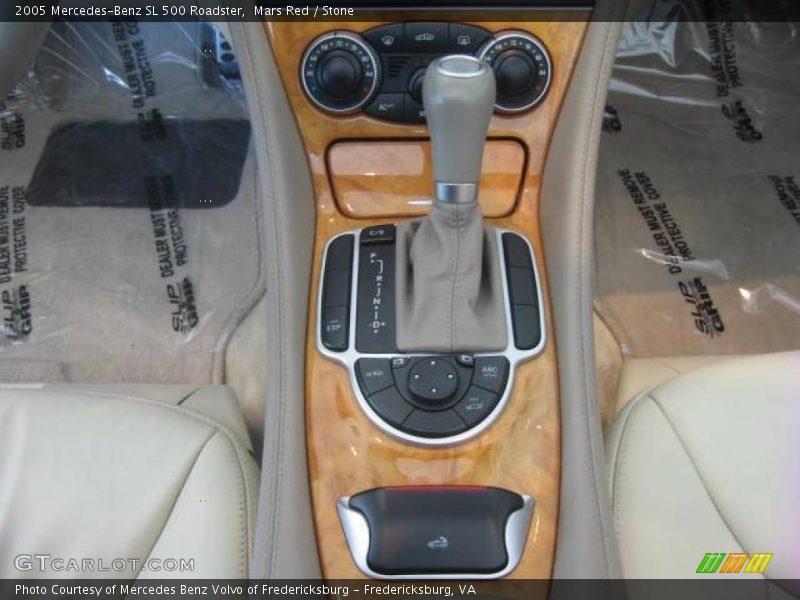 Mars Red / Stone 2005 Mercedes-Benz SL 500 Roadster