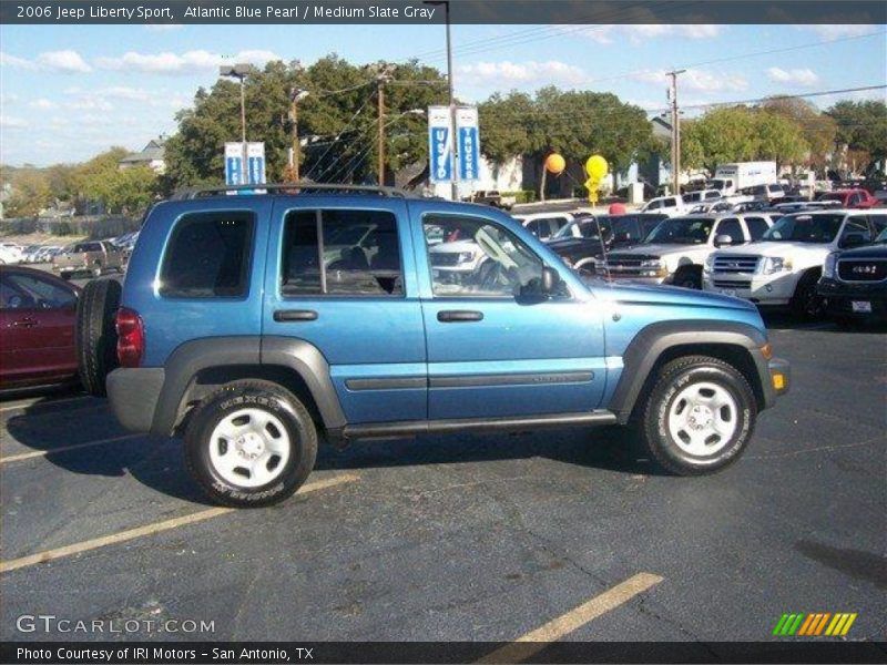 Atlantic Blue Pearl / Medium Slate Gray 2006 Jeep Liberty Sport