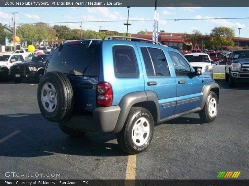 Atlantic Blue Pearl / Medium Slate Gray 2006 Jeep Liberty Sport
