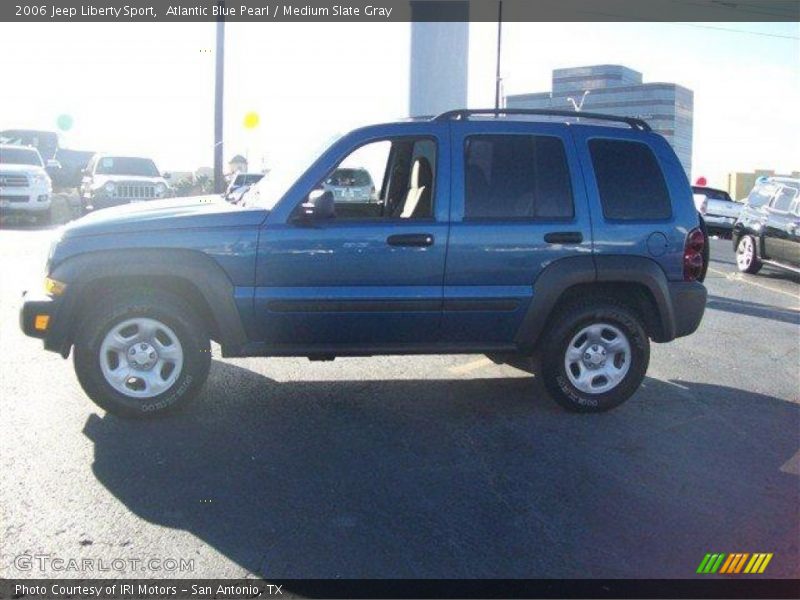 Atlantic Blue Pearl / Medium Slate Gray 2006 Jeep Liberty Sport