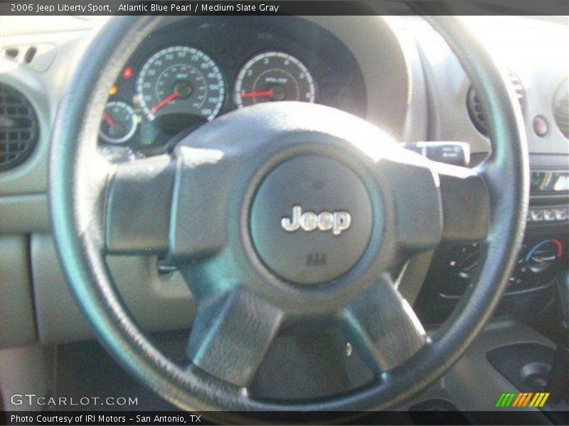 Atlantic Blue Pearl / Medium Slate Gray 2006 Jeep Liberty Sport