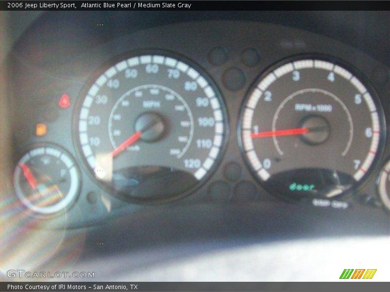 Atlantic Blue Pearl / Medium Slate Gray 2006 Jeep Liberty Sport