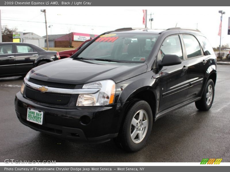 Black / Light Gray 2009 Chevrolet Equinox LS AWD