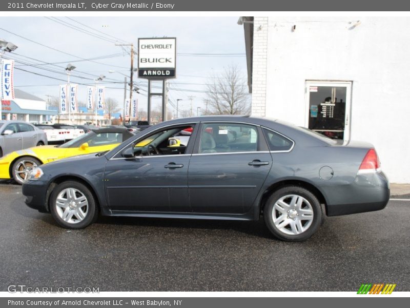 Cyber Gray Metallic / Ebony 2011 Chevrolet Impala LT
