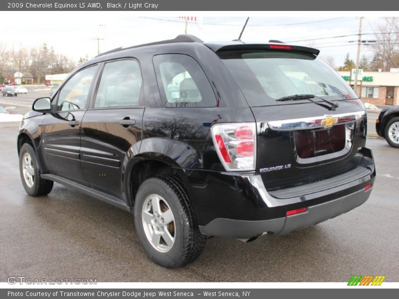 Black / Light Gray 2009 Chevrolet Equinox LS AWD