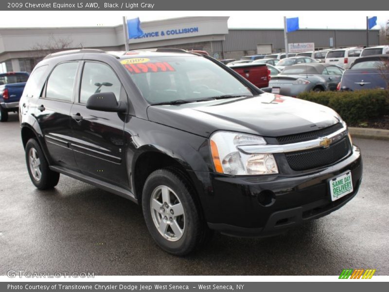 Black / Light Gray 2009 Chevrolet Equinox LS AWD