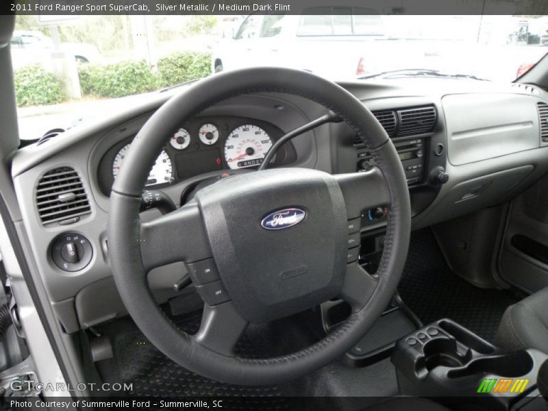 Silver Metallic / Medium Dark Flint 2011 Ford Ranger Sport SuperCab