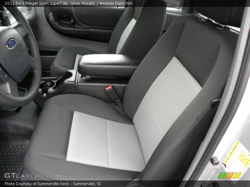 Silver Metallic / Medium Dark Flint 2011 Ford Ranger Sport SuperCab