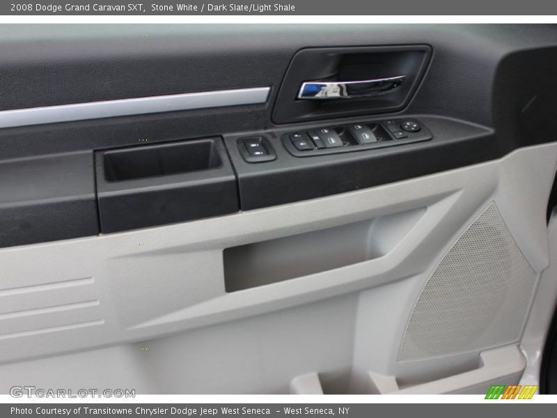 Stone White / Dark Slate/Light Shale 2008 Dodge Grand Caravan SXT