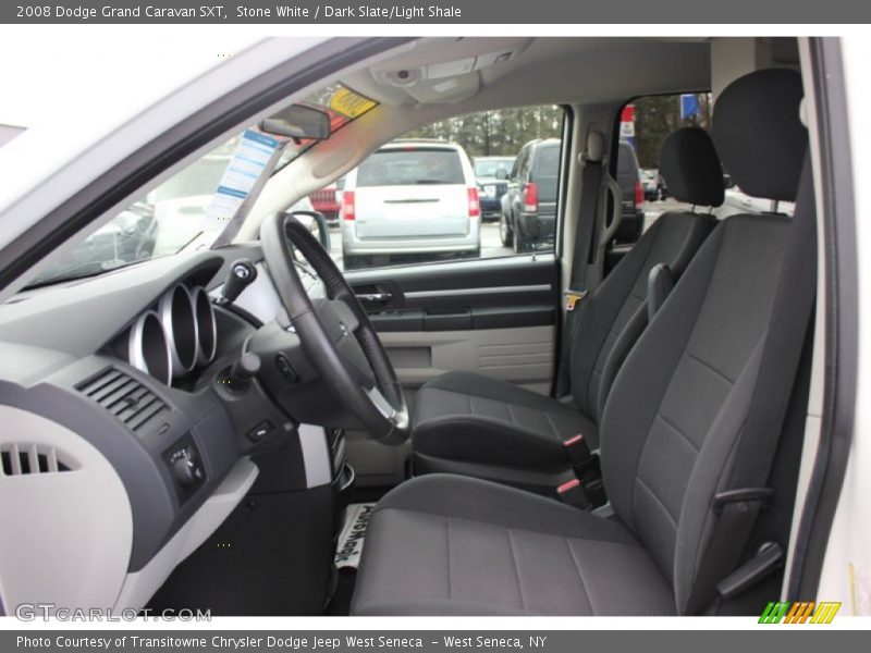 Stone White / Dark Slate/Light Shale 2008 Dodge Grand Caravan SXT