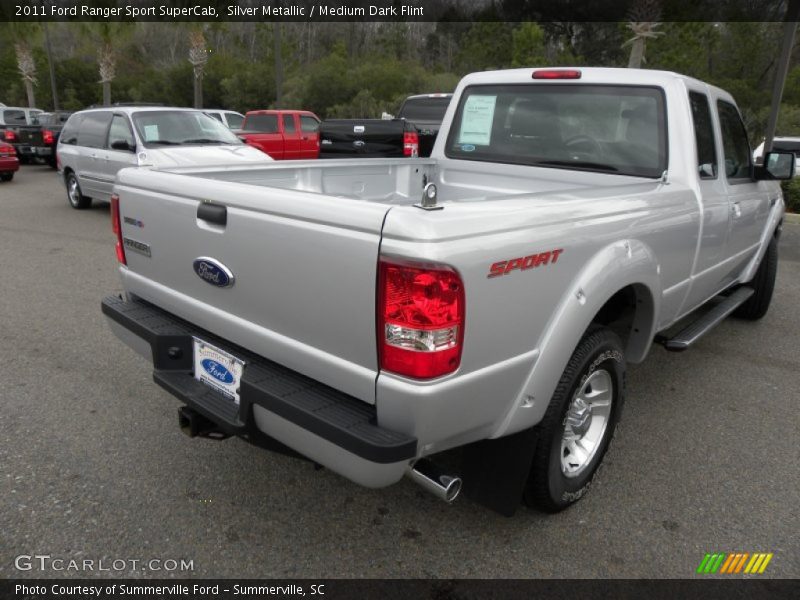 Silver Metallic / Medium Dark Flint 2011 Ford Ranger Sport SuperCab