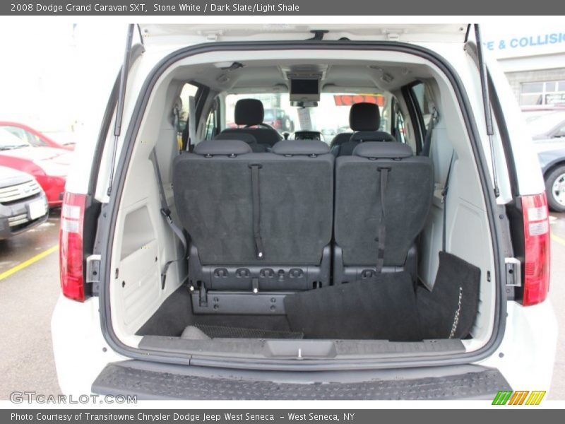 Stone White / Dark Slate/Light Shale 2008 Dodge Grand Caravan SXT