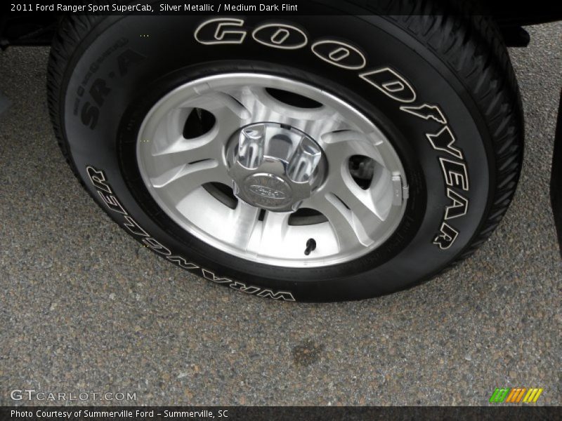 Silver Metallic / Medium Dark Flint 2011 Ford Ranger Sport SuperCab