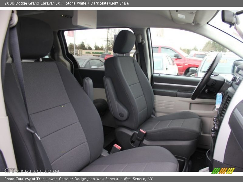 Stone White / Dark Slate/Light Shale 2008 Dodge Grand Caravan SXT