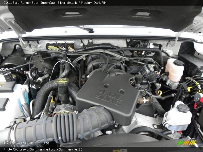 Silver Metallic / Medium Dark Flint 2011 Ford Ranger Sport SuperCab