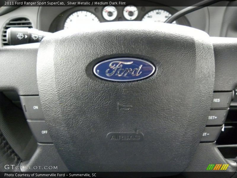 Silver Metallic / Medium Dark Flint 2011 Ford Ranger Sport SuperCab