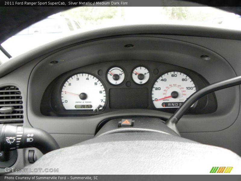 Silver Metallic / Medium Dark Flint 2011 Ford Ranger Sport SuperCab