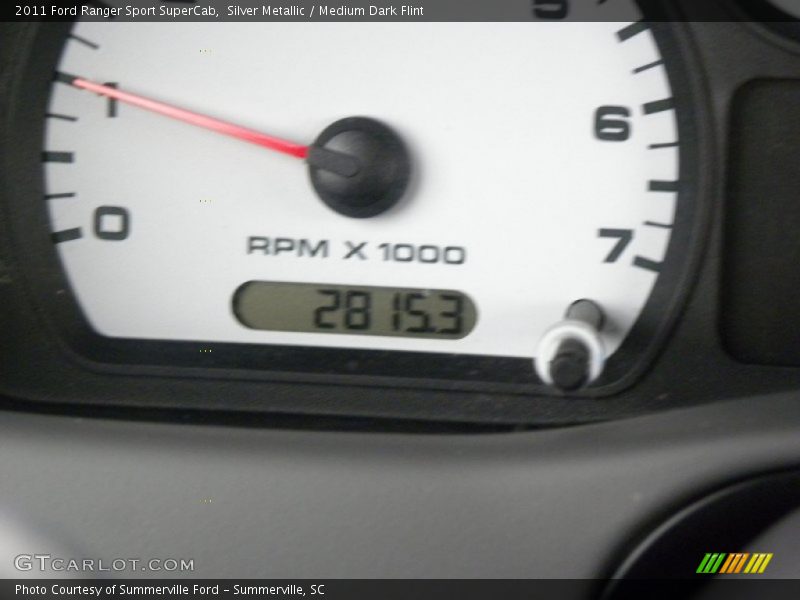 Silver Metallic / Medium Dark Flint 2011 Ford Ranger Sport SuperCab