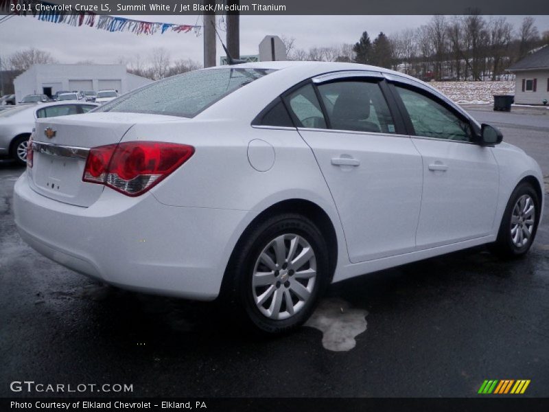 Summit White / Jet Black/Medium Titanium 2011 Chevrolet Cruze LS
